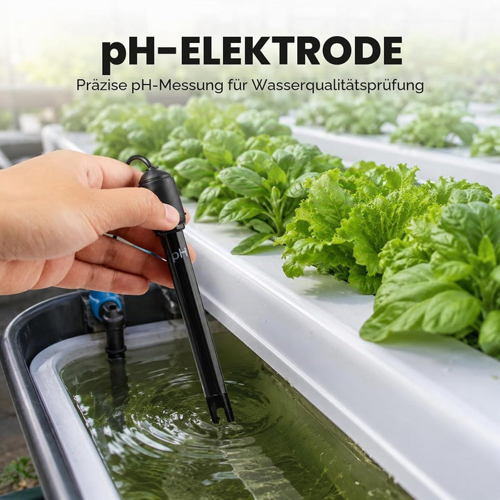 Lange Karosserie pH Elektrode mit BNC Steckdose Sonde 300cm Kabel 0-14pH für pH Meter, pH Regler pH