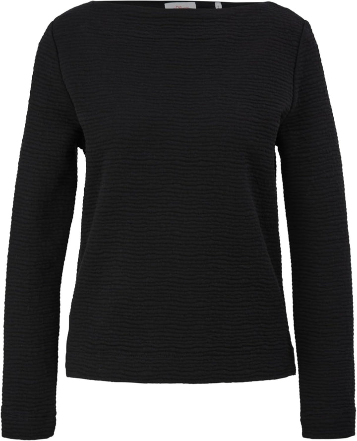 s.Oliver Damen Sweatshirts 36 Schwarz, 36 Schwarz
