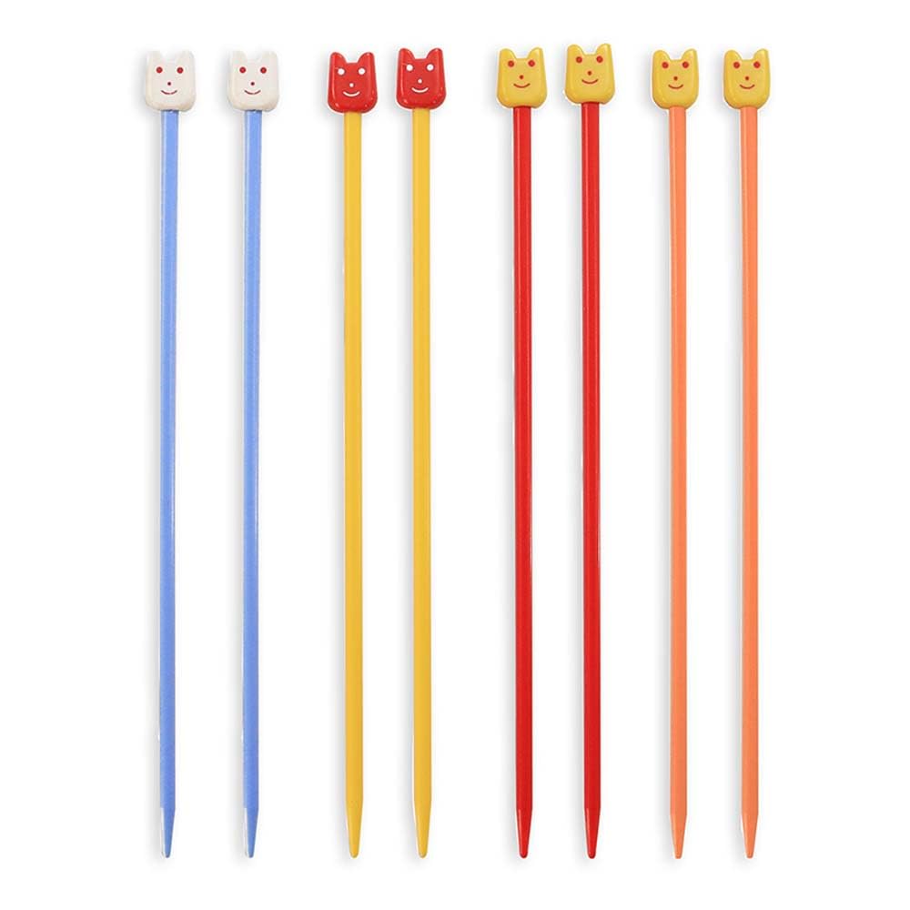 Pony Kinder Stricknadelset 18 cm 3,25-4,00 mm - 10 Paare