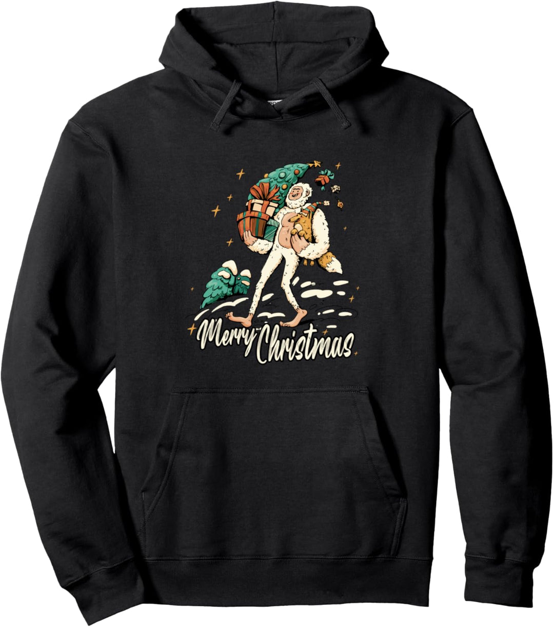 Frohe Weihnachten - Tolles Yeti Design mit Geschenken Pullover Hoodie