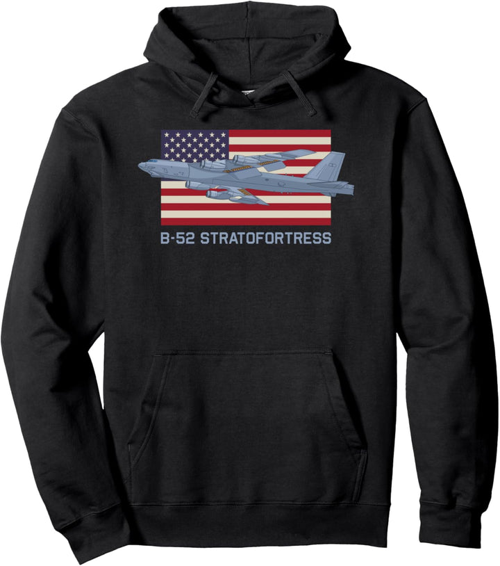 B-52 Stratofortress Bomberflugzeug Diagramm Amerikanische Pullover Hoodie