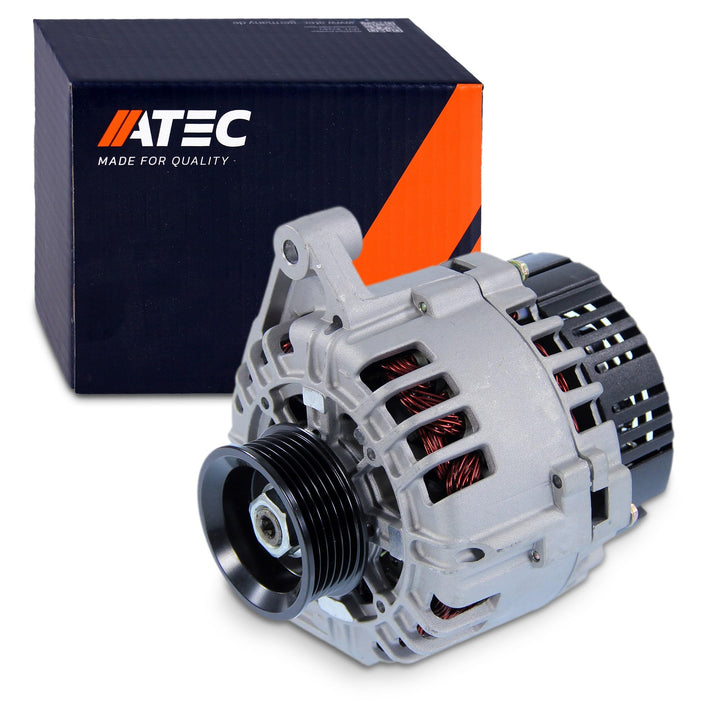 ATEC GERMANY 1x Lichtmaschine 14V 120A Kompatibel mit AUDI A4 B5, A4 B6, A4 B7 Cabriolet (8HE), A6 C