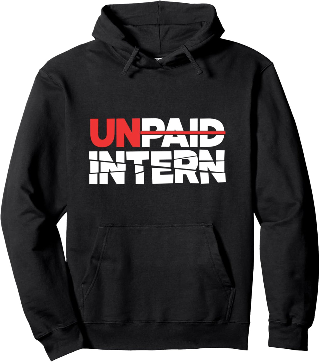 Unbezahltes Praktikum Auszubildender Praktikant Praktikantin Pullover Hoodie
