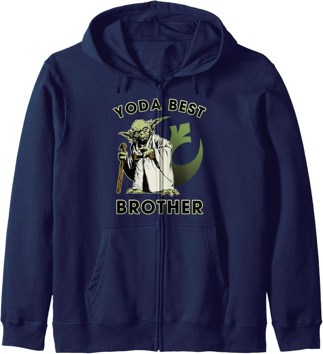 Star Wars Yoda Best Brother Rebel Logo Kapuzenjacke