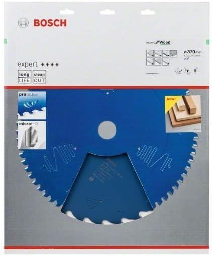 Bosch Professional 1x Kreissägeblatt Expert for Wood (Holz, Sägeblatt Ø 370 x 30 x 4,2 mm, 26 Zähne,