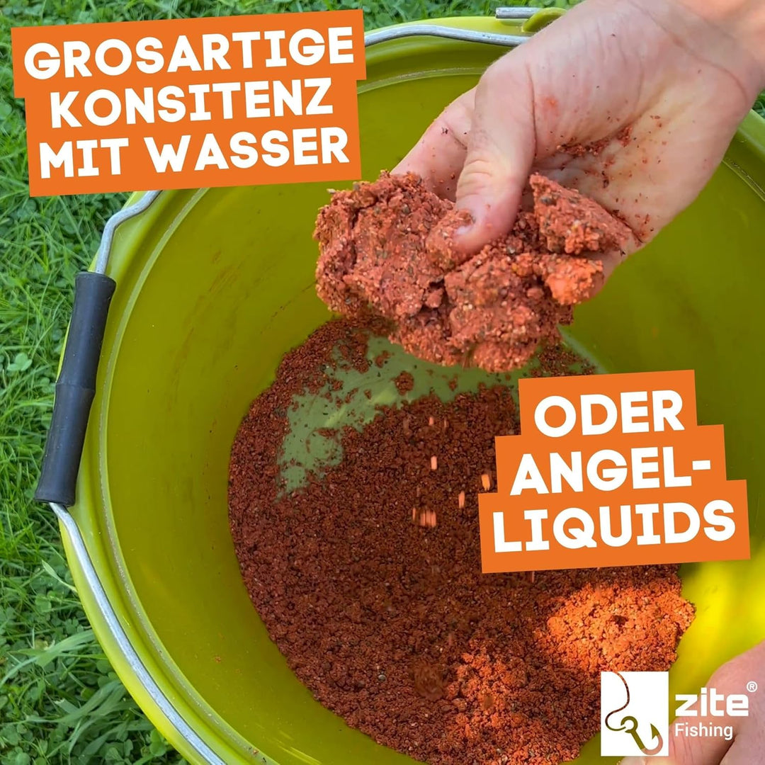 Zite Fishing Zielfisch-Futter Fertigmix - Hochattraktives Grundfutter angeln - 3kg Angelfutter Wolke