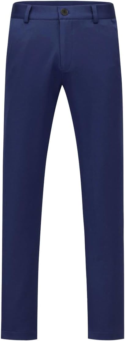 Allthemen Herren Anzughose mit Stretchkomfort Slim Fit Anzug Straight Hose für Business XL Dunkelbla