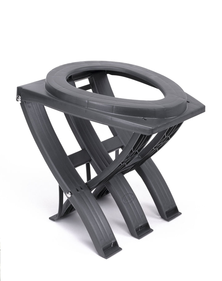 BioBag TOI - Faltbare, stabile und hygienische Outdoor Toilette mit 8 Stück kompostierbaren EN 13432