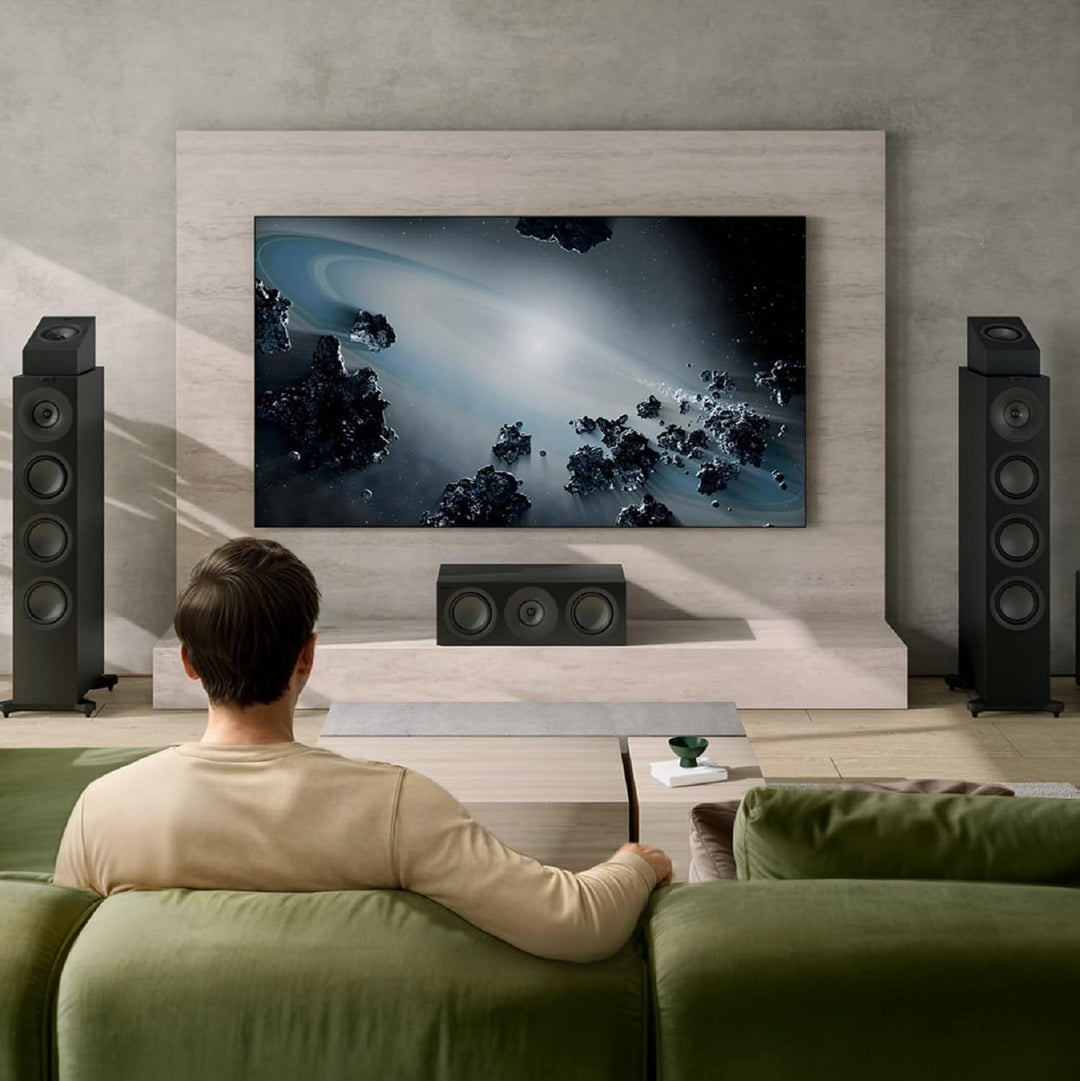 KEF Q8 Meta passiver Dolby Atmos HiFi-Wandlautsprecher, Satin Black | Musik | TV & Heimkino | Gaming