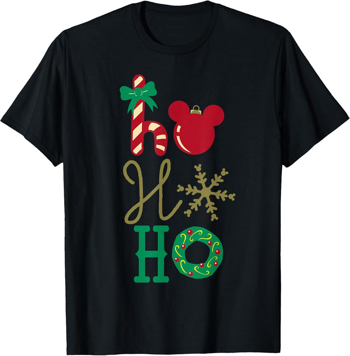 Disney Mickey Icon Ho Ho Ho Holiday T-Shirt