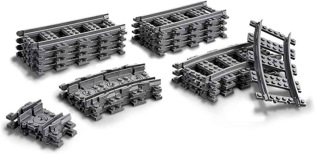 LEGO 60304 City Strassenkreuzung mit Ampeln, Bauset mit im Dunkeln leuchtenden Steinen & 60205 City