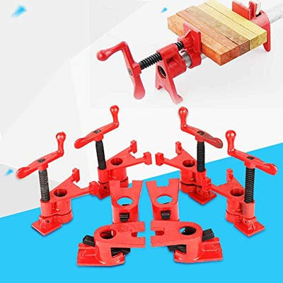 lyrlody Schnellspanner Clamp, 26.5 mm Holzklammer-Set Rohrzwingen Rohr Schraubzwinge Metallklammer-S