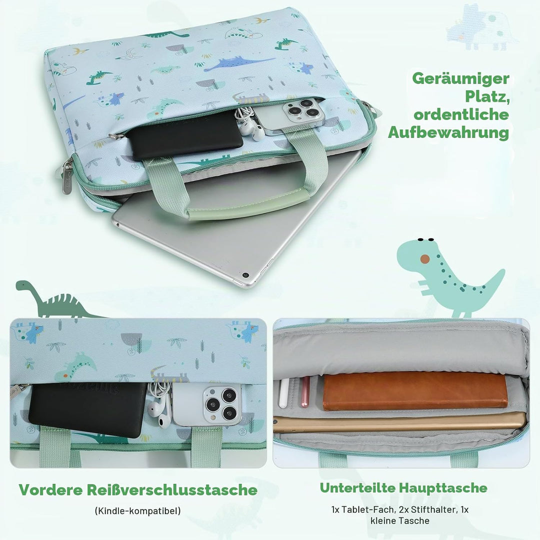 MoKo 10-12,5 Zoll Kinder Tablet Tasche Hülle für Fire HD 10 13th/11th Gen, Fire HD 8/7 Kids 2022, Ta
