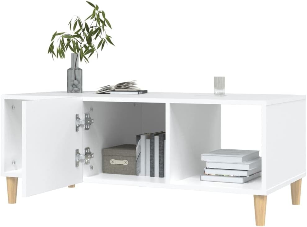 FIRBNUS Wohnzimmertisch Modern 102x50x40 cm Tisch Wohnzimmer Couchtisch Beistelltisch Stilvollen Kle