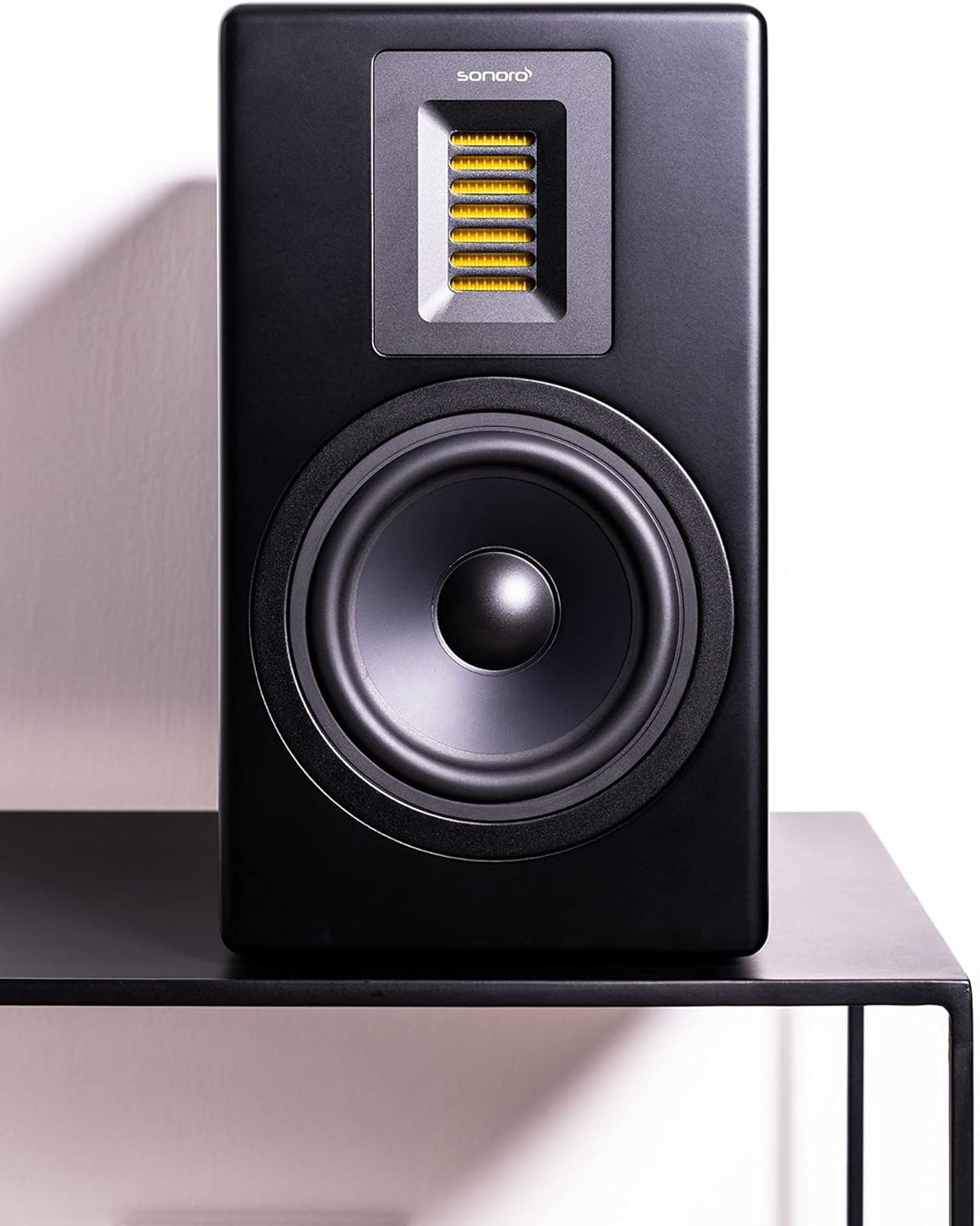 sonoro Orchestra Regallautsprecher Set (2 Wege Bassreflex, Holzgehäuse, perfekte Ergänzung zum Maest