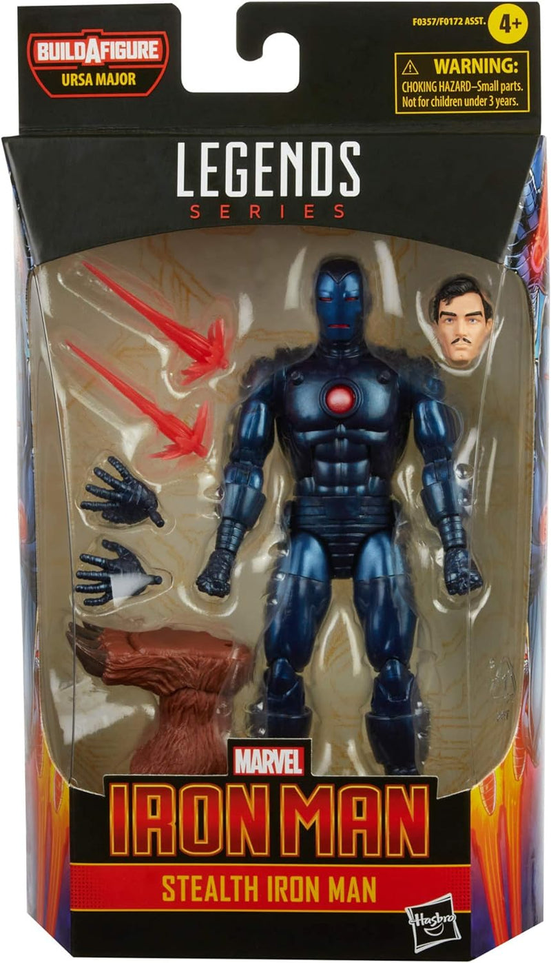 Marvel Hasbro Legends Series Stealth Iron Man Actionfigur Spielzeug, 15,2 cm, inklusive 5 Zubehörtei