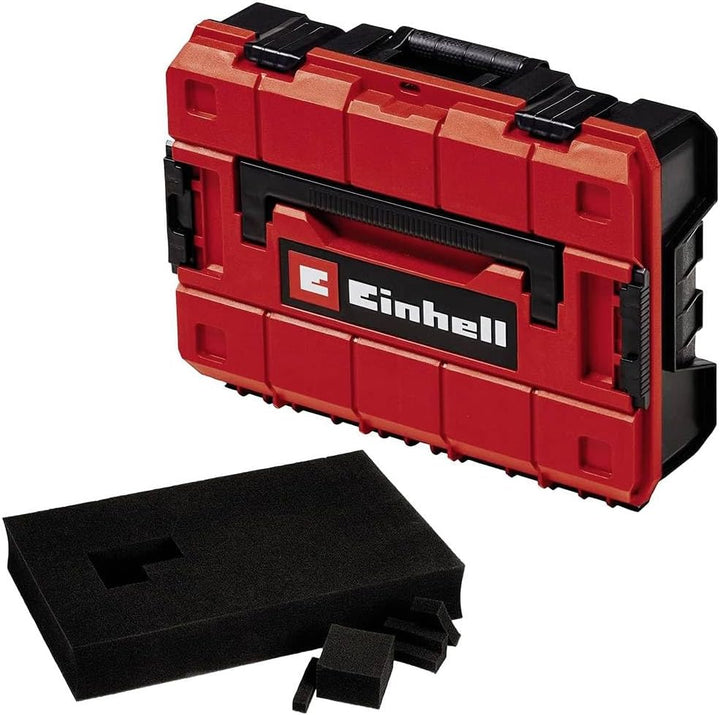 Einhell Systemkoffer E-Case S-F (für universelle Aufbewahrung von Werkzeug, 44x32x13 cm Aussenmasse,
