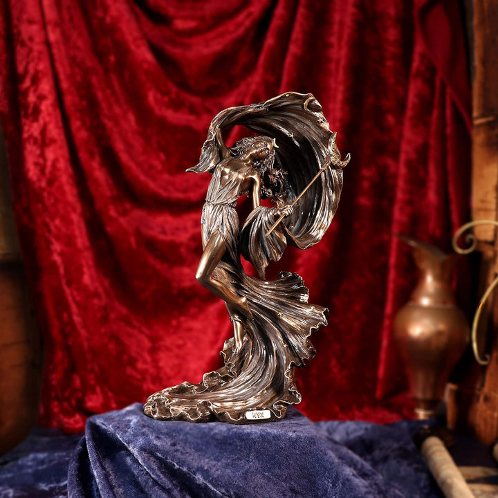 Nemesis Now Bronzefigur Nyx, griechische Göttin der Nacht, Bronze, 27.5cm
