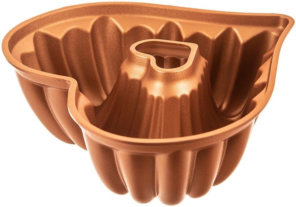 orion group Kuchenform Backform Tortenform mit Schornstein Kamin zum Backen von Kuchen Herz MARISSA