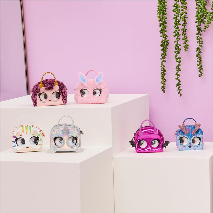 Purse Pets Micro – 2 Mikrofone – Mini-Begleiter für Handtaschen – 2 kleine Tiere zum Aufhängen Gürte