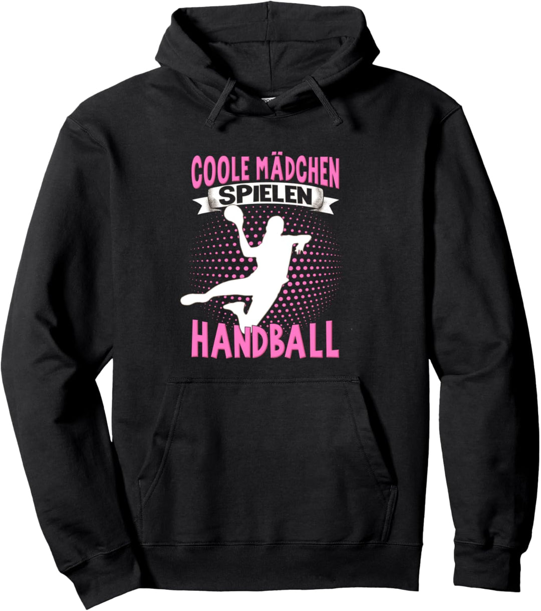 Handballerin Damen Kinder Coole Mädchen Spielen Handball Pullover Hoodie