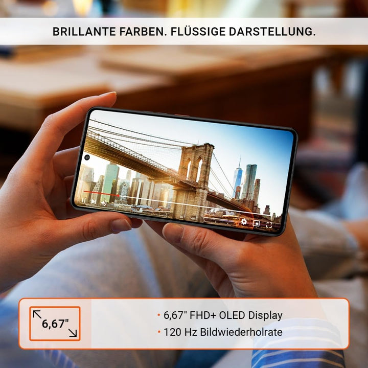 Gigaset GS6 PRO Smartphone – 256GB+8GB RAM - 6,67" FHD+ OLED-Display mit 120Hz - Octa-Core 5G Prozes