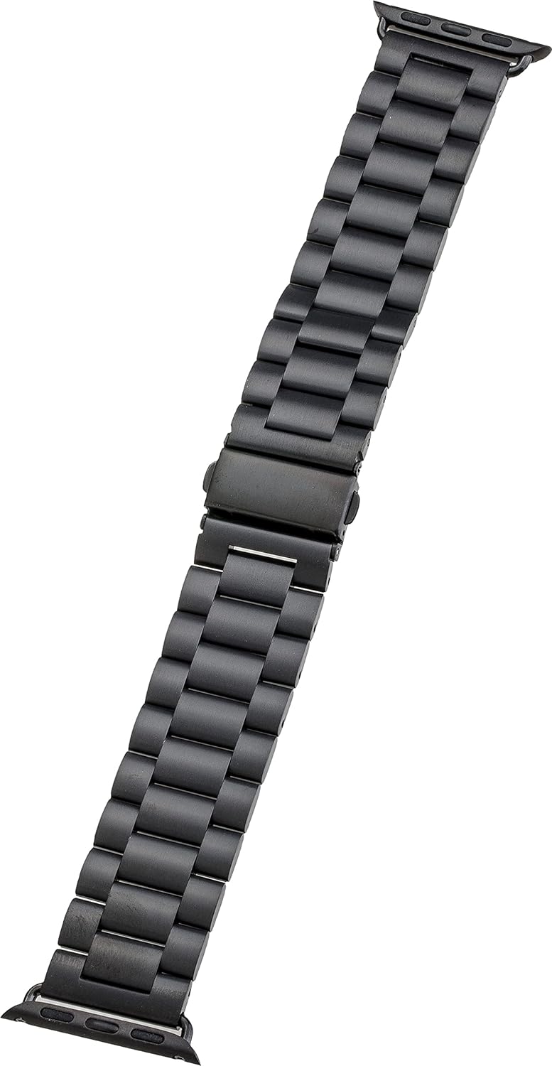PETER JÄCKEL Watch Band für Apple Watch 40mm (Series 4/5)/ 38mm (Series 1/2/ 3) Stainless Black