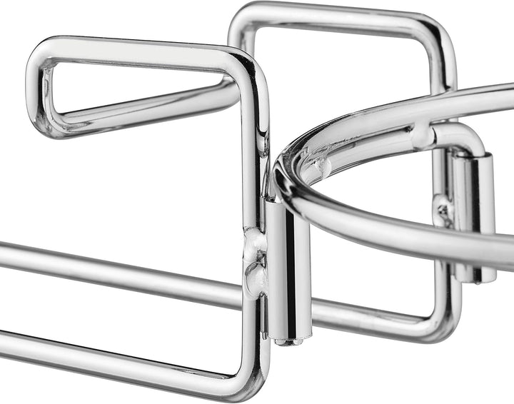Relaxdays 10 x Sektkühlerhalter, Tischhalterung für Weinkühler mit 18 cm Ø, Sektkübelhalterung aus E