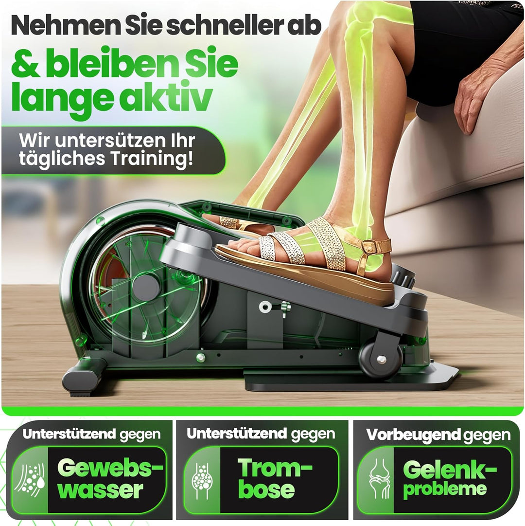 Ultrasport Stepper für Zuhause: Rutschfester Up-Down Swing mit LCD Display und 8 Stufen, Fitness Ste