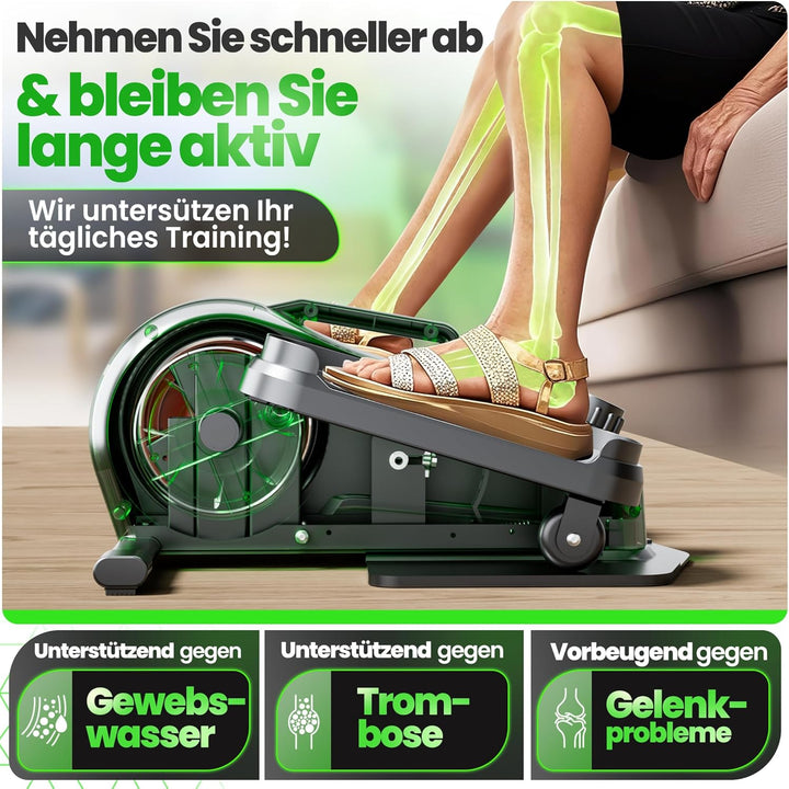 Ultrasport Stepper für Zuhause: Rutschfester Up-Down Swing mit LCD Display und 8 Stufen, Fitness Ste