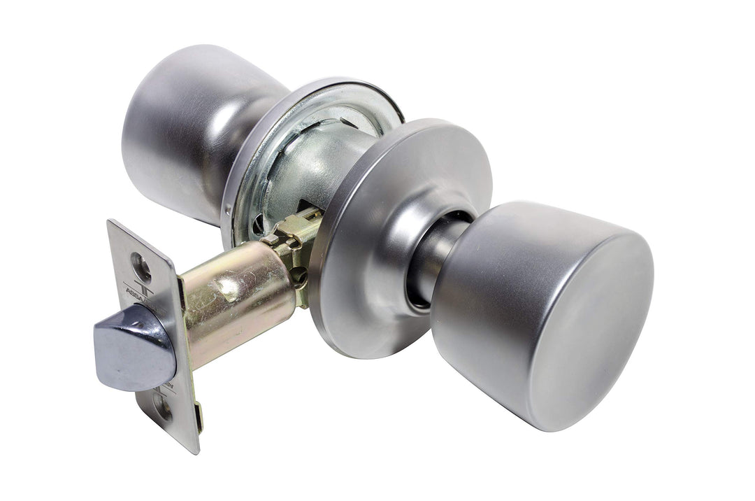 Tesa Assa Abloy TULIPA 3505U0CM Türknauf-Set Chrom matt Funktion 05 Tulpia Lampenschirm Chrom, Matt
