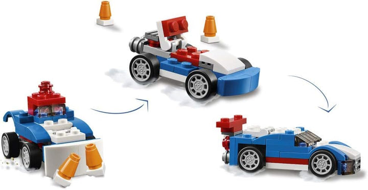 LEGO Creator 31027 - Rennwagen, blau