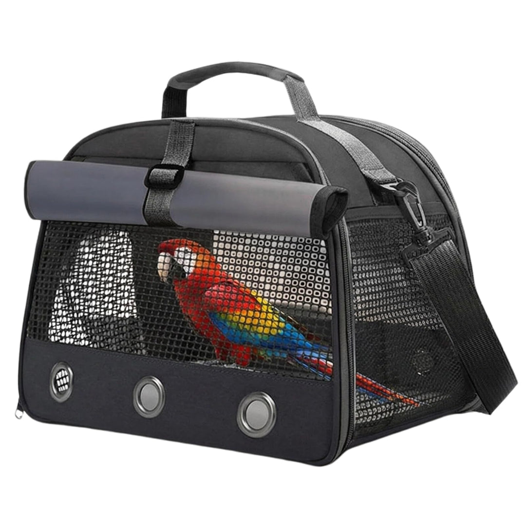 Transportbox Kleintiere, 35×23×25cm Faltbare Atmungsaktiv Transporttasche, Haustier-Tragetasche mit