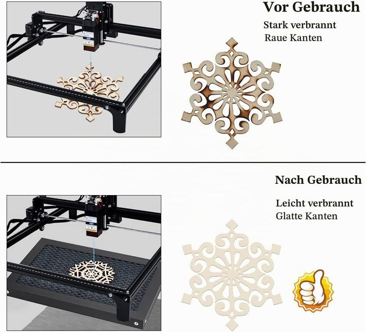 BENECREAT Wabenarbeitstisch 30x20x2.2 cm Eisen Lasergravierer Zubehör Für Schnelle Wärmeableitung Un