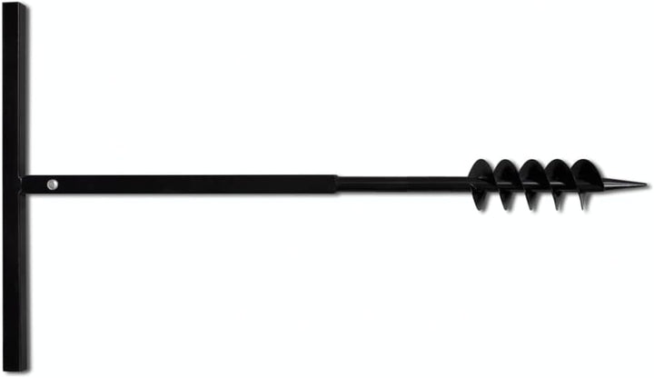 WIFESE Erdbohrer mit Griff 80 mm Verlängerungsrohr 5 m Bohrer Benzin Erdbohrer für Bohrmaschine Hand