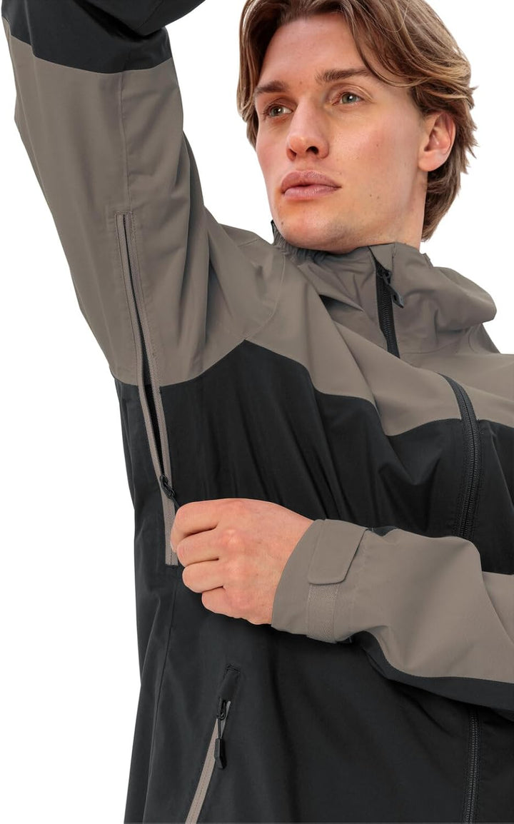 VAUDE Men's Moab Rain Jacket - Regenjacke Herren S coconut, S coconut