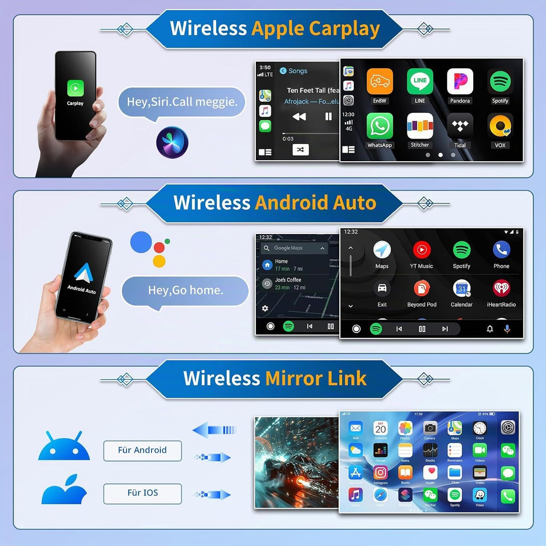 Android 15, 4G+64G 8-Kern CAMECHO Qualcomm Autoradio für Mercedes Benz Smart Fortwo W451 2011-2015 C