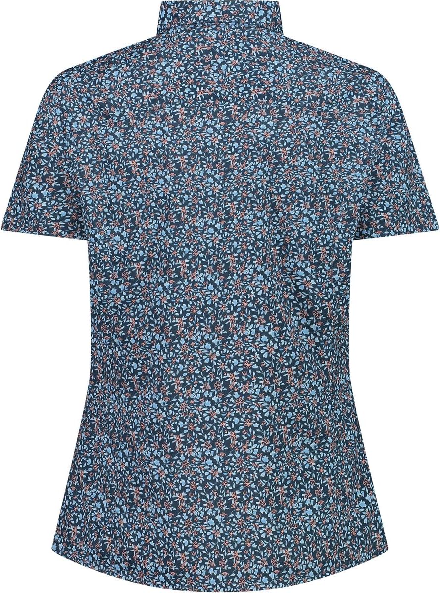 CMP Damen Bluse Outdoorbluse Hemd 40 07yn Blue-c.blue-sunrise, 40 07yn Blue-c.blue-sunrise