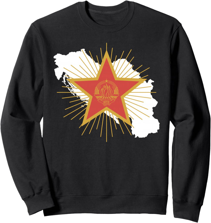 Jugoslavija Flagge Balkan SFRJ Jugoslawien Sweatshirt