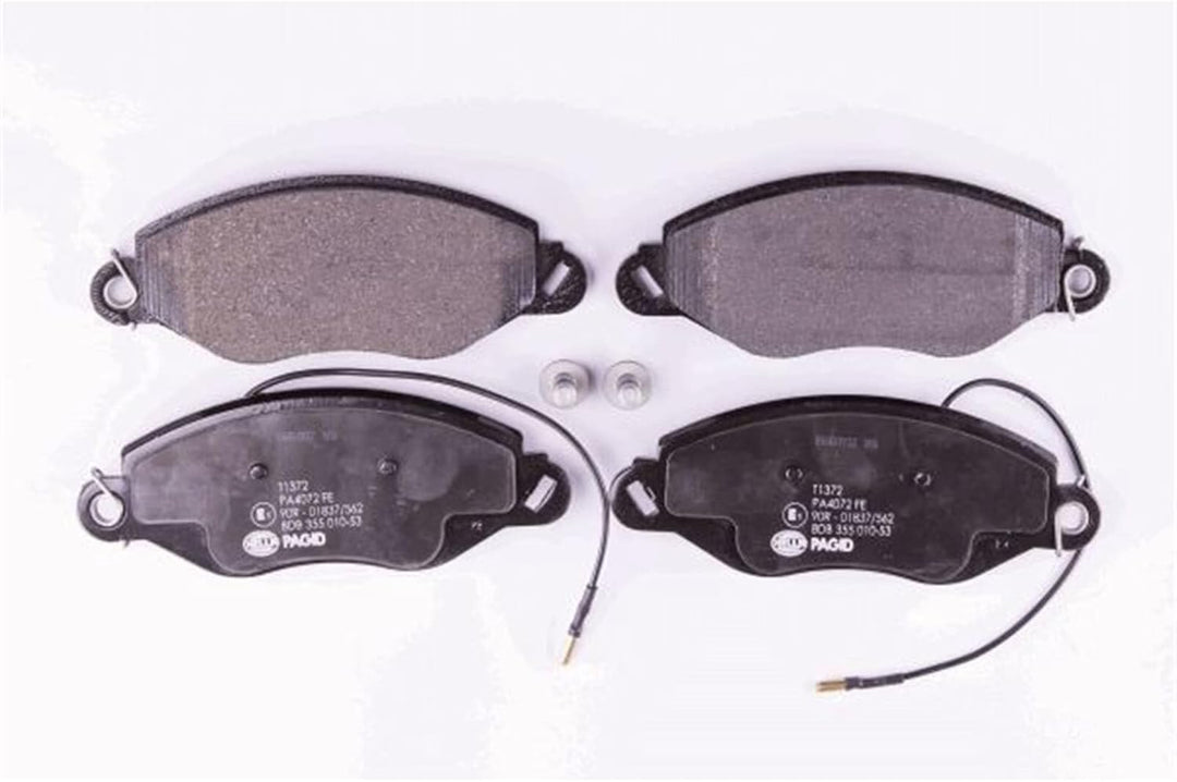HELLA PAGID 8DB 355 010-531 Bremsbelagsatz - T1372 - Dicke/Stärke: 17.7mm - Bremssystem: Bosch - mit