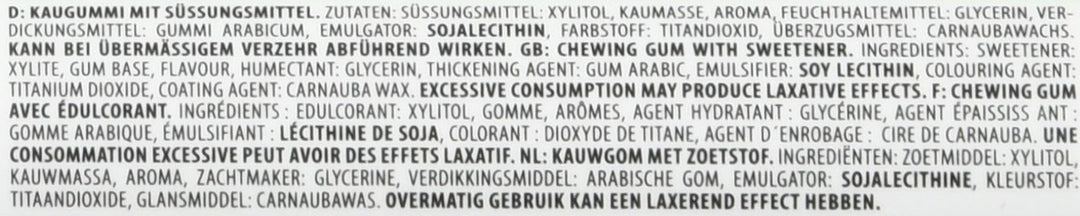 Miradent Xylitol Kaugummi Grüne Minze 30 Stück, 4er Pack (4 x 30 g), 4