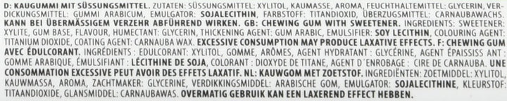 Miradent Xylitol Kaugummi Grüne Minze 30 Stück, 4er Pack (4 x 30 g), 4