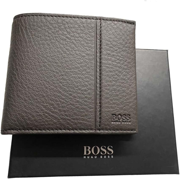 Hugo Boss Herren Brieftasche Geldbörse 201 Braun (Dark Brown)
