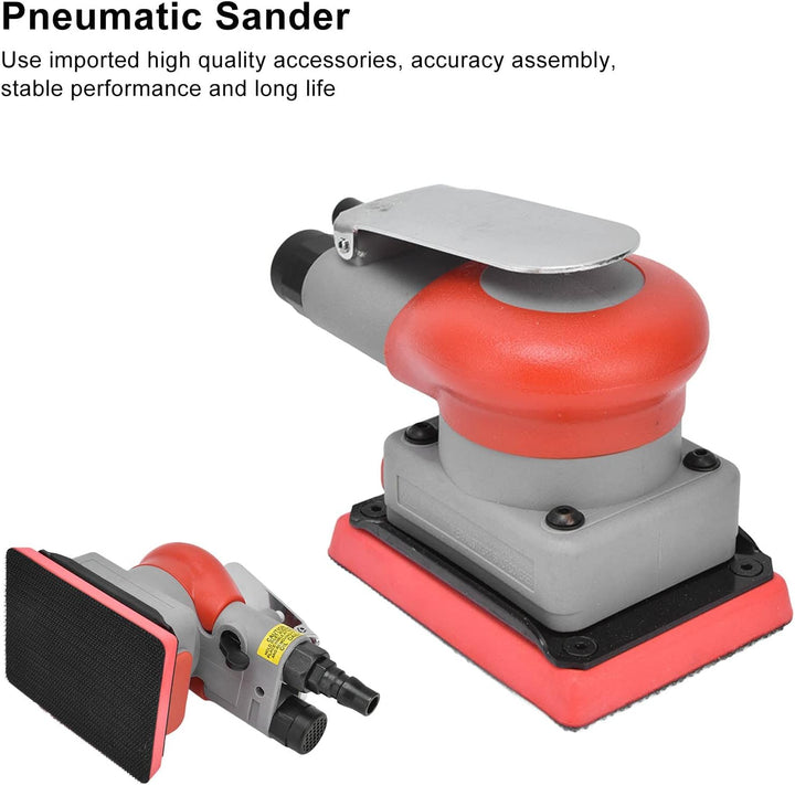 Pneumatischer Schleifer 10000 U/min Air Square Orbit Finishing Sander für Holzschleifen Auto Wachsen