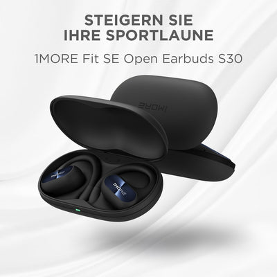 1MORE Fit SE S30 Open Ear Kopfhörer, 5.3 Bluetooth Kabellose Headphones mit 4 mikrofon, Earbuds mit