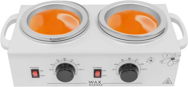 Wax Maschine Tragbar Warmwachsgerät 200W elektrischer Wachswärmer Gerät Wachsschmelzer Doppel Wachsg