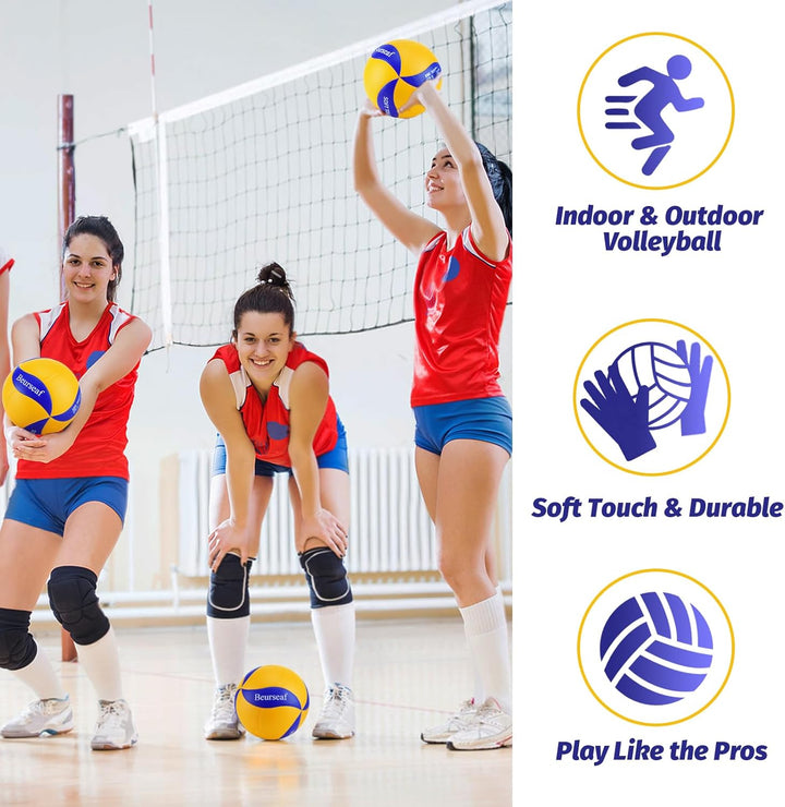 Volleyball, Soft Touch Beach Volleyball, Sports Volleyball, offizielle Grösse 5 Indoor &amp; Outdoor Vol