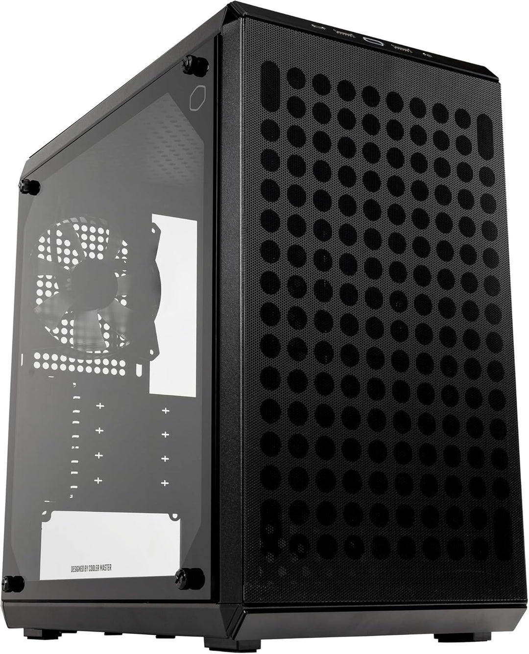 Cooler Master MasterBox Q300L V2 – mATX-Mini-Tower-Gehäuse, 1 x 120 mm vorinstallierter hinterer Lüf