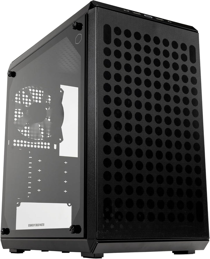 Cooler Master MasterBox Q300L V2 – mATX-Mini-Tower-Gehäuse, 1 x 120 mm vorinstallierter hinterer Lüf