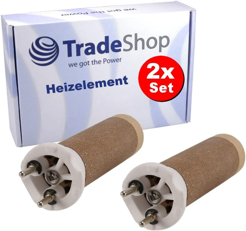 2x Trade-Shop Heizelement kompatibel mit Leister Triac AT, Triac ST, Triac BT ersetzt 103.596 / Heis